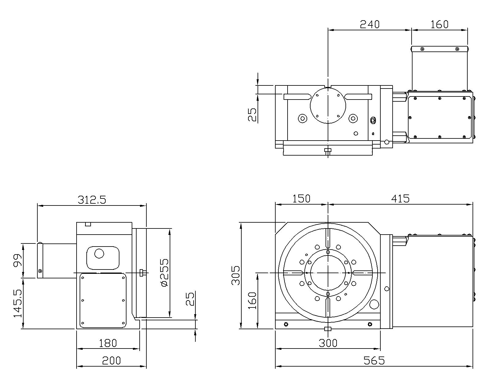 电脑数控分度盘